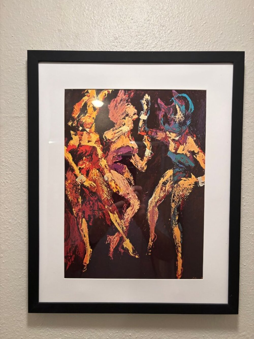 Leroy Neiman Framed 12x15 Inch Art Print - Un-named Playmates